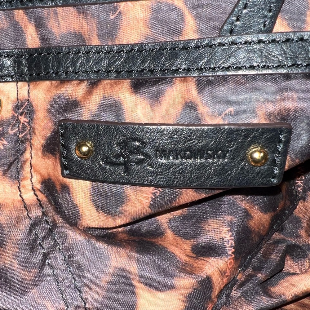 B MAKOWSKY BUTTERY SOFT BLACK LEATHER - Picture 5 of 11